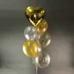 Helium Heart Balloon Bouquet