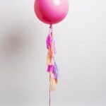 Confetti Giant Balloon with Tassel