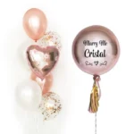 Personalized Orbs Balloon Bouquet