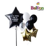 Gaint customized star with Bouquet!
